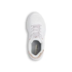 Sneakers bianche da ragazza Skechers Uno Lite Air Cooled con Memory Foam
