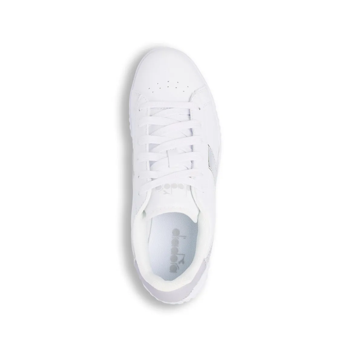 Sneakers bianche da Ragazza con logo Argento Diadora