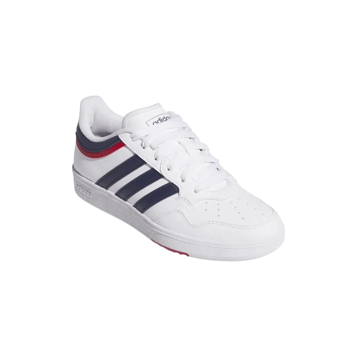 Sneakers bianche da Ragazzo con dettagli blu navy e rossi adidas