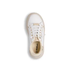 Sneakers bianche da Ragazza con dettagli oro Dieci Baci