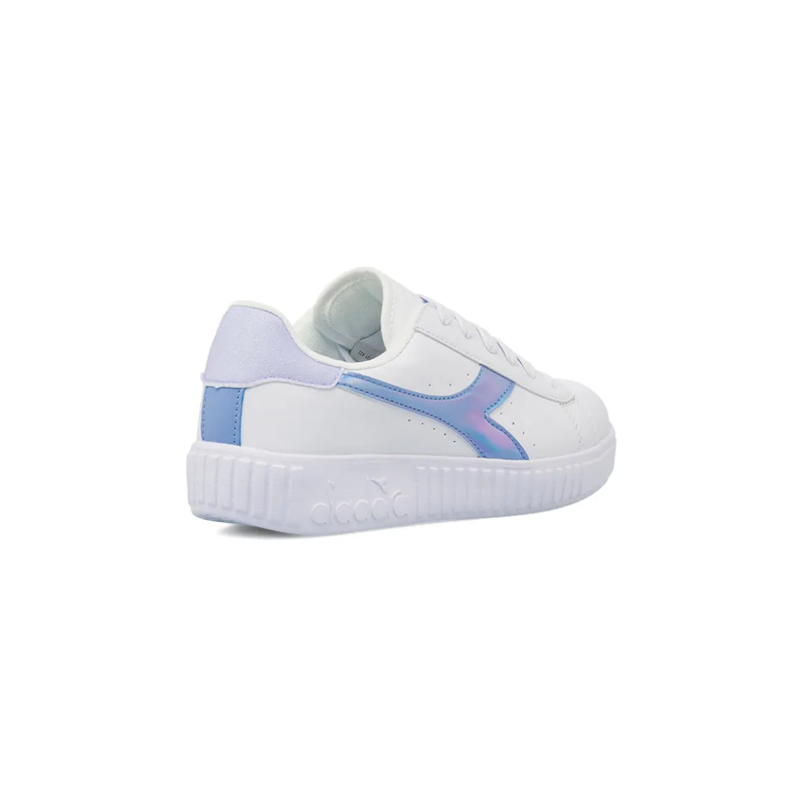 Sneakers bianche da Ragazza con logo azzurro Diadora