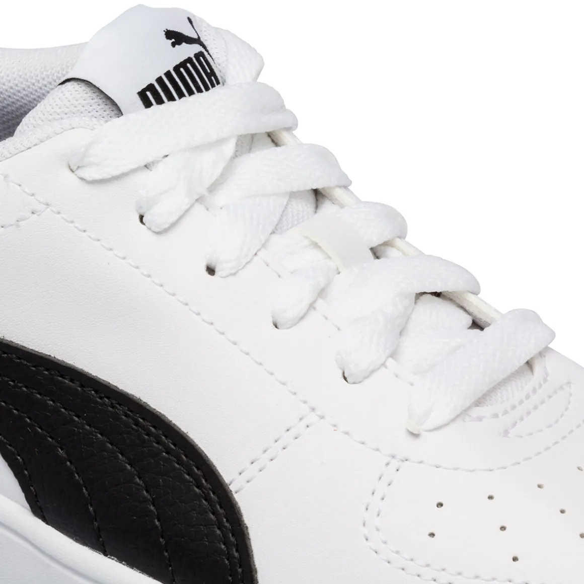 Sneakers bianche da ragazzo con striscia a contrasto Puma Rickie Jr
