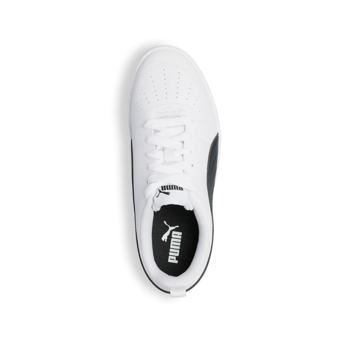 Sneakers bianche da ragazzo con striscia a contrasto Puma Rickie Jr