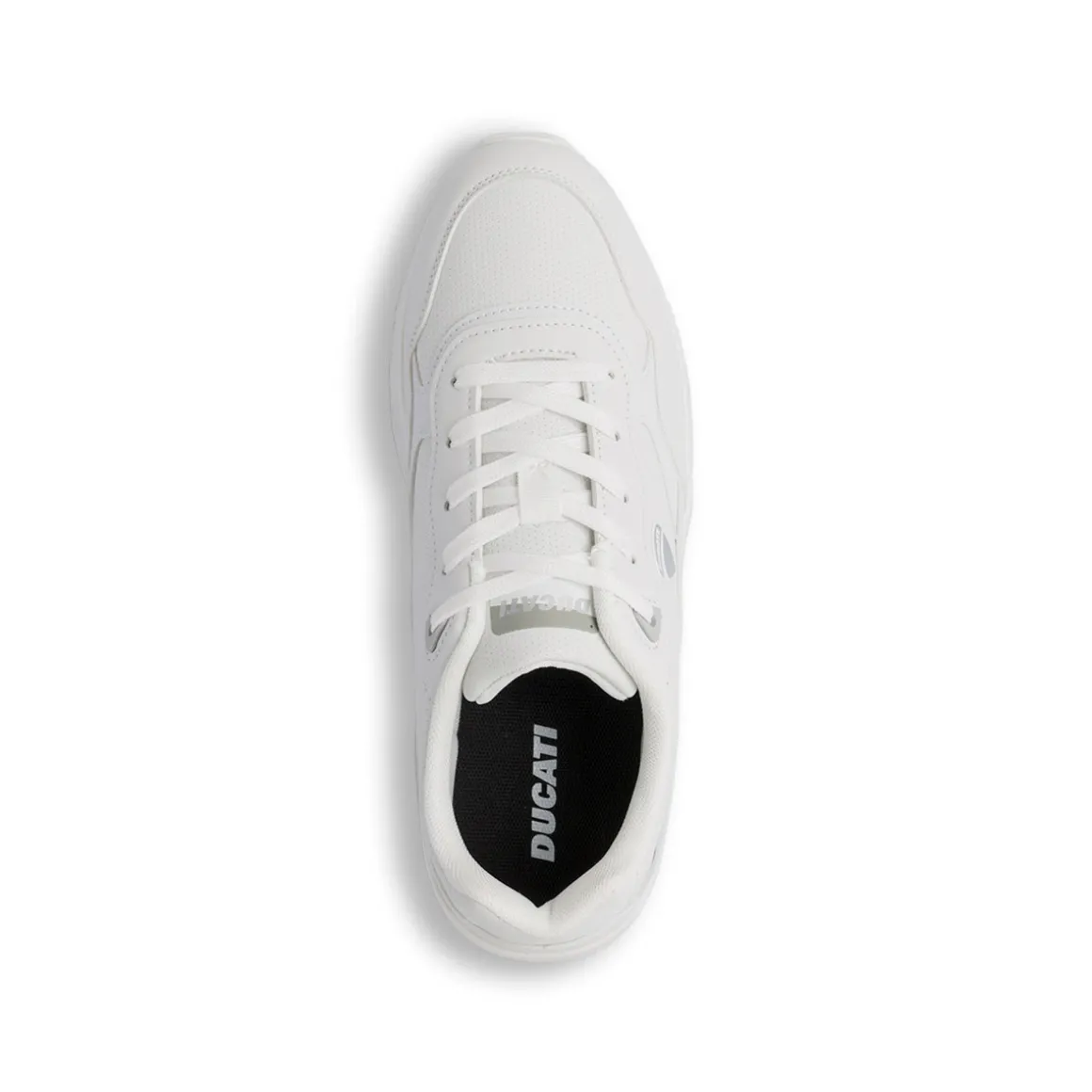 Sneakers bianche da ragazzo con ammortizzazione ad aria Ducati