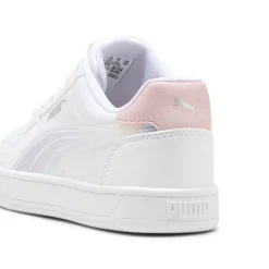 Sneakers bianche da ragazza con dettagli iridescenti Puma Caven 2.0