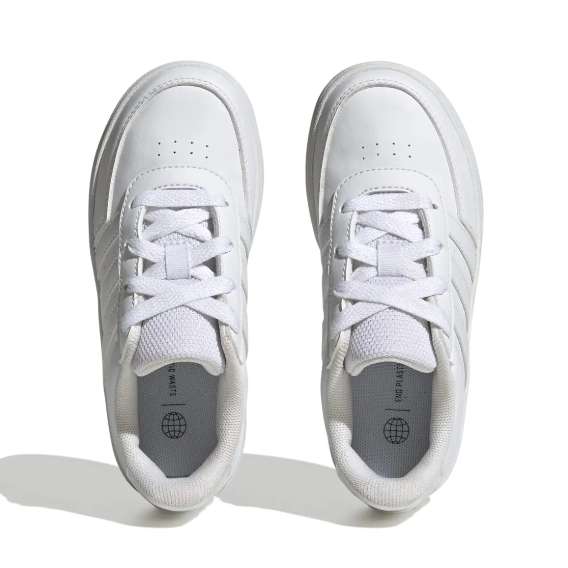 Sneakers bianche da ragazzo con design 3-stripes adidas Breaknet 2.0 K