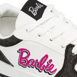 Sneakers bianche da Ragazza con inserti effetto jeans Barbie