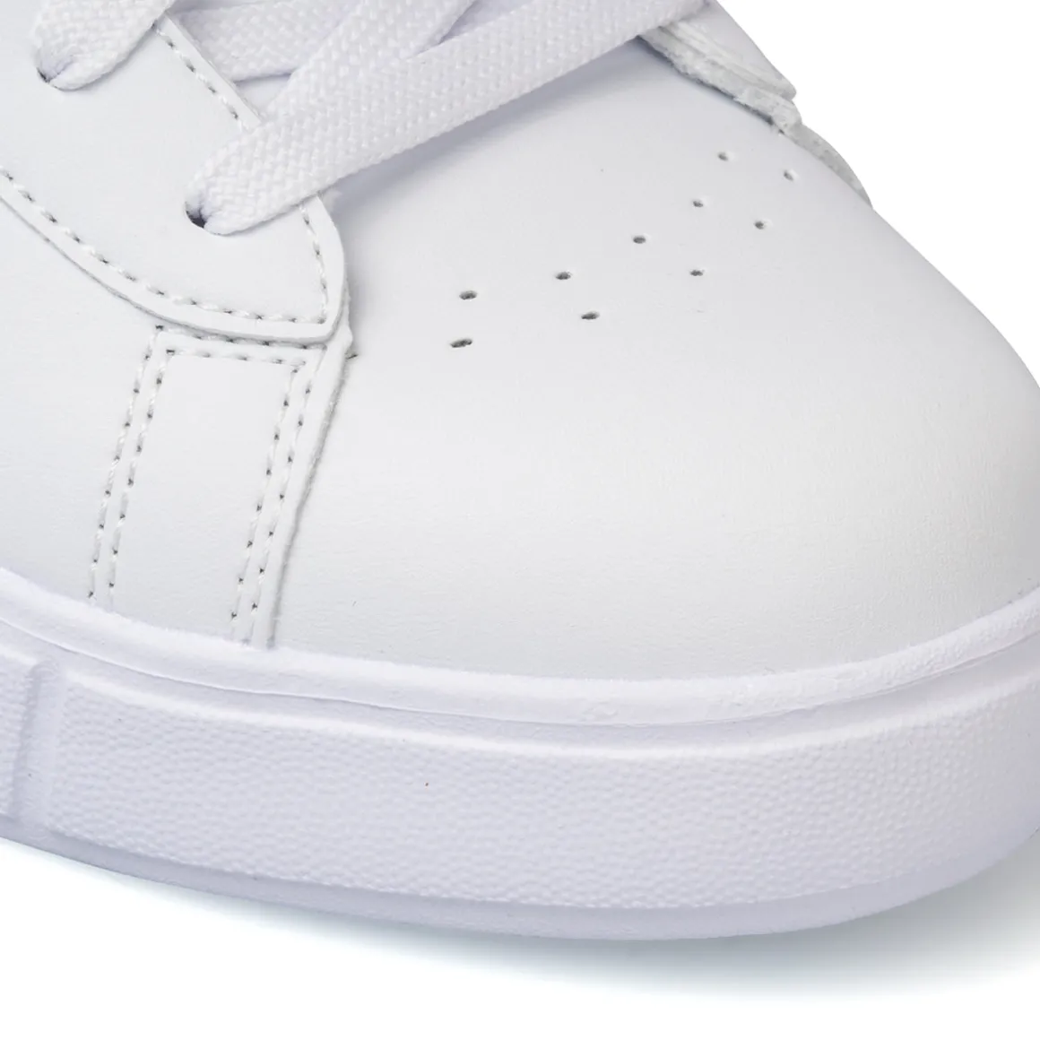 Sneakers bianche da ragazza con logo arcobaleno Diadora Game Step Bloom GS