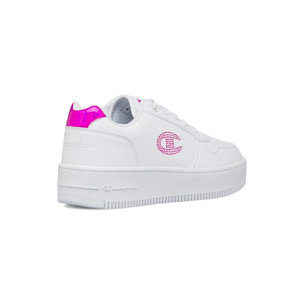 Sneakers bianche da Ragazza Champion con dettaglio strass