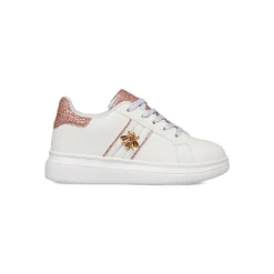 Sneakers bianche da ragazza con dettagli glitter Dieci Baci
