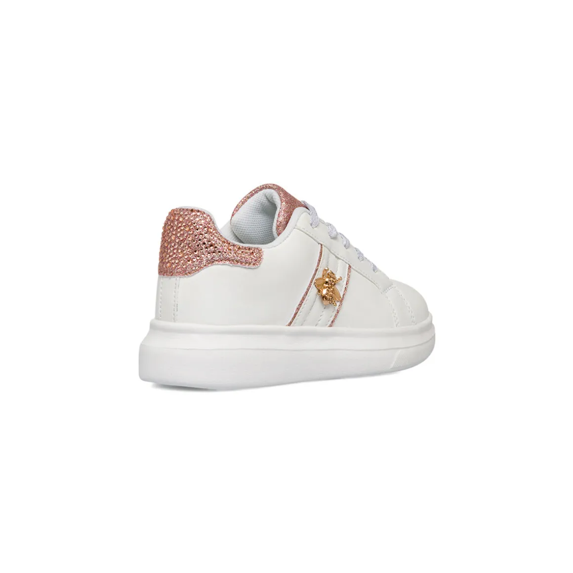 Sneakers bianche da ragazza con dettagli glitter Dieci Baci