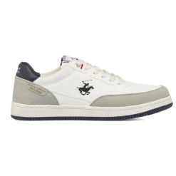 Sneakers bianche da Uomo con logo laterale Beverly Hills Polo Club