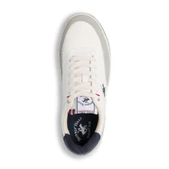 Sneakers bianche da Uomo con logo laterale Beverly Hills Polo Club