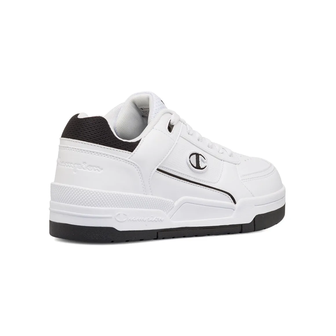 Sneakers bianche da Uomo con logo e dettaglio nero Champion Heritage
