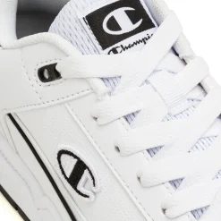 Sneakers bianche da Uomo con logo e dettaglio nero Champion Heritage