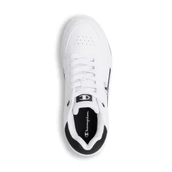 Sneakers bianche da Uomo con logo e dettaglio nero Champion Heritage