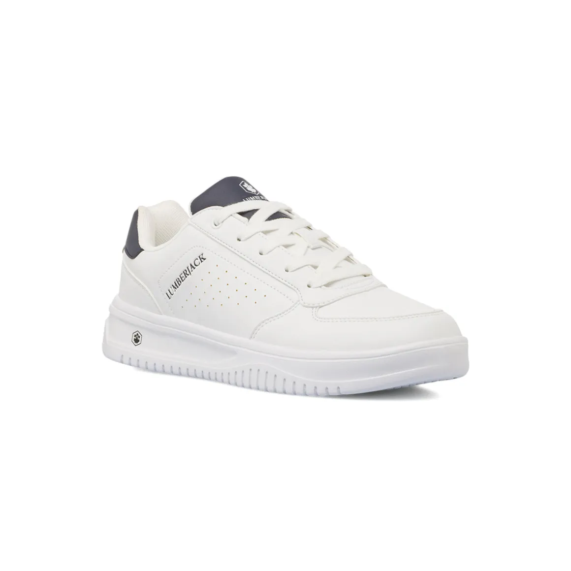 Sneakers bianche da Uomo con logo laterale Lumberjack
