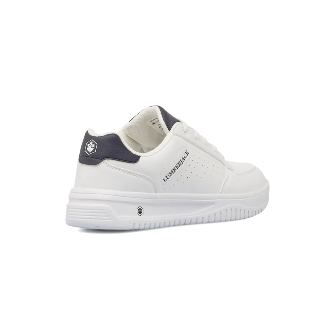 Sneakers bianche da Uomo con logo laterale Lumberjack