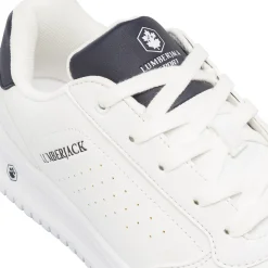 Sneakers bianche da Uomo con logo laterale Lumberjack