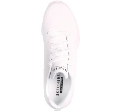 Sneakers bianche da uomo con sottopiede Memory Foam Skechers Uno Lite