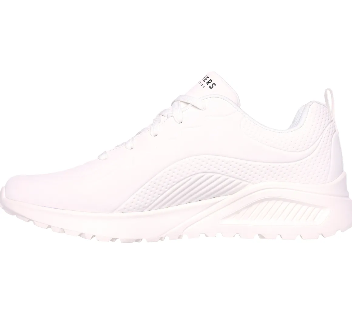 Sneakers bianche da uomo con sottopiede Memory Foam Skechers Uno Lite