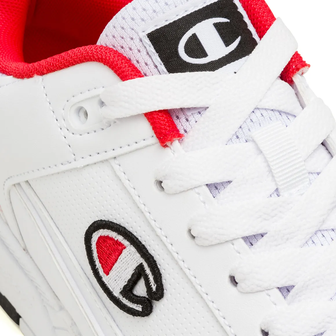 Sneakers bianche da Uomo con dettaglio logo laterale Champion Heritage Low