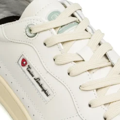 Sneakers bianche da Uomo con dettagli effetto scamosciato Tonino Lamborghini