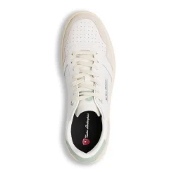Sneakers bianche da Uomo con dettagli effetto scamosciato Tonino Lamborghini