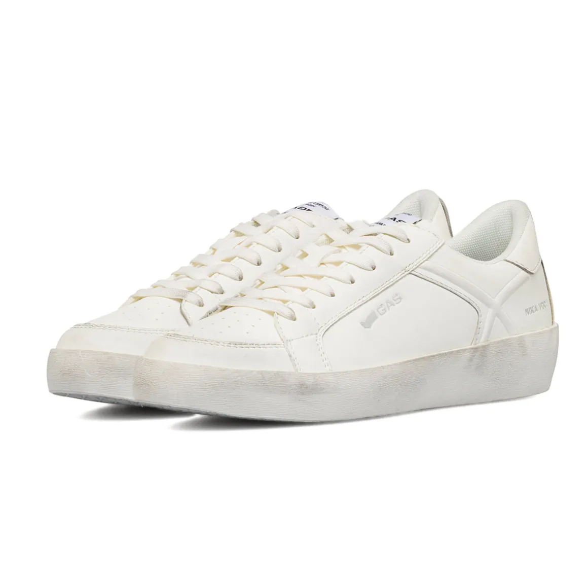 Sneakers bianche da Uomo Gas NIKA2 MIX 2332
