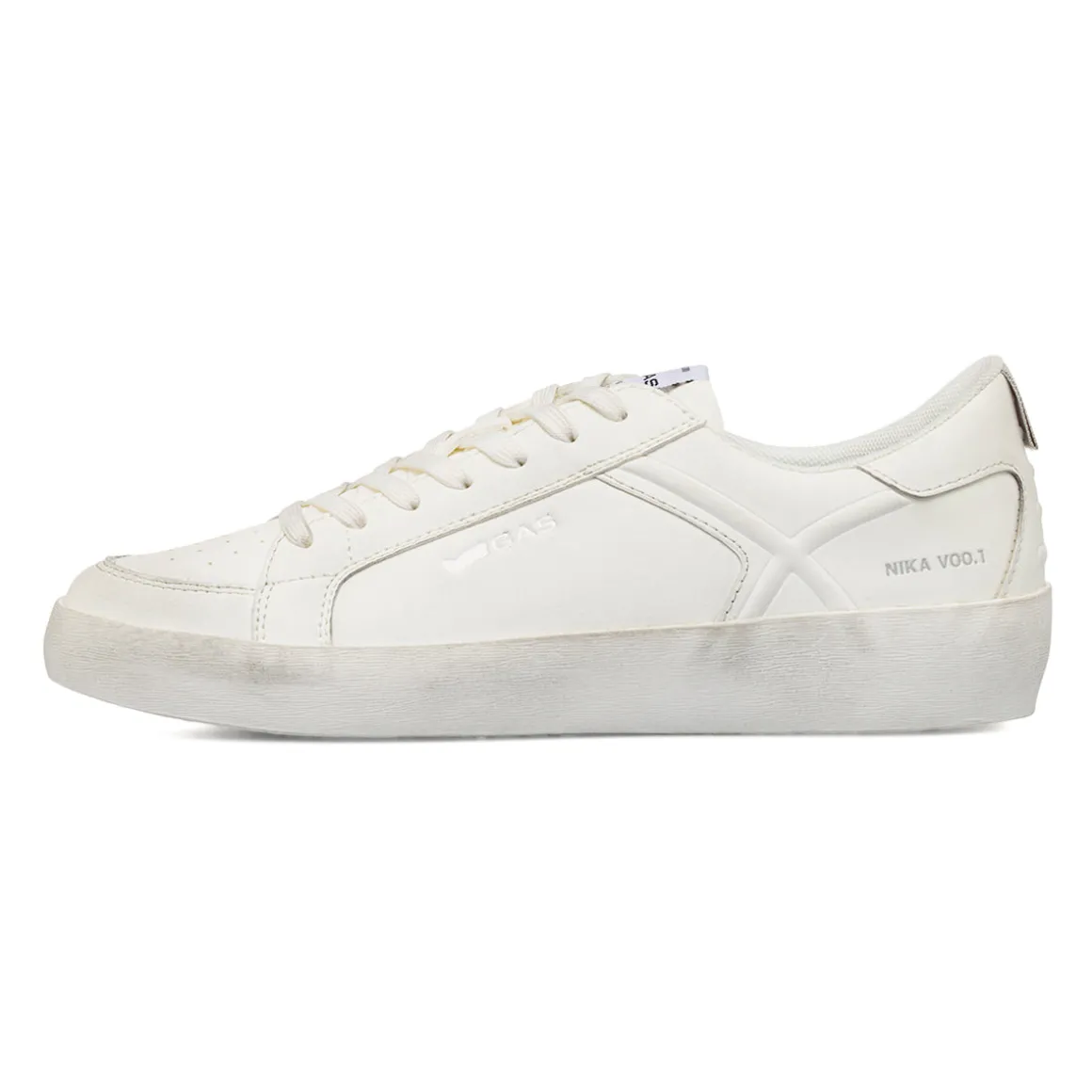 Sneakers bianche da Uomo Gas NIKA2 MIX 2332