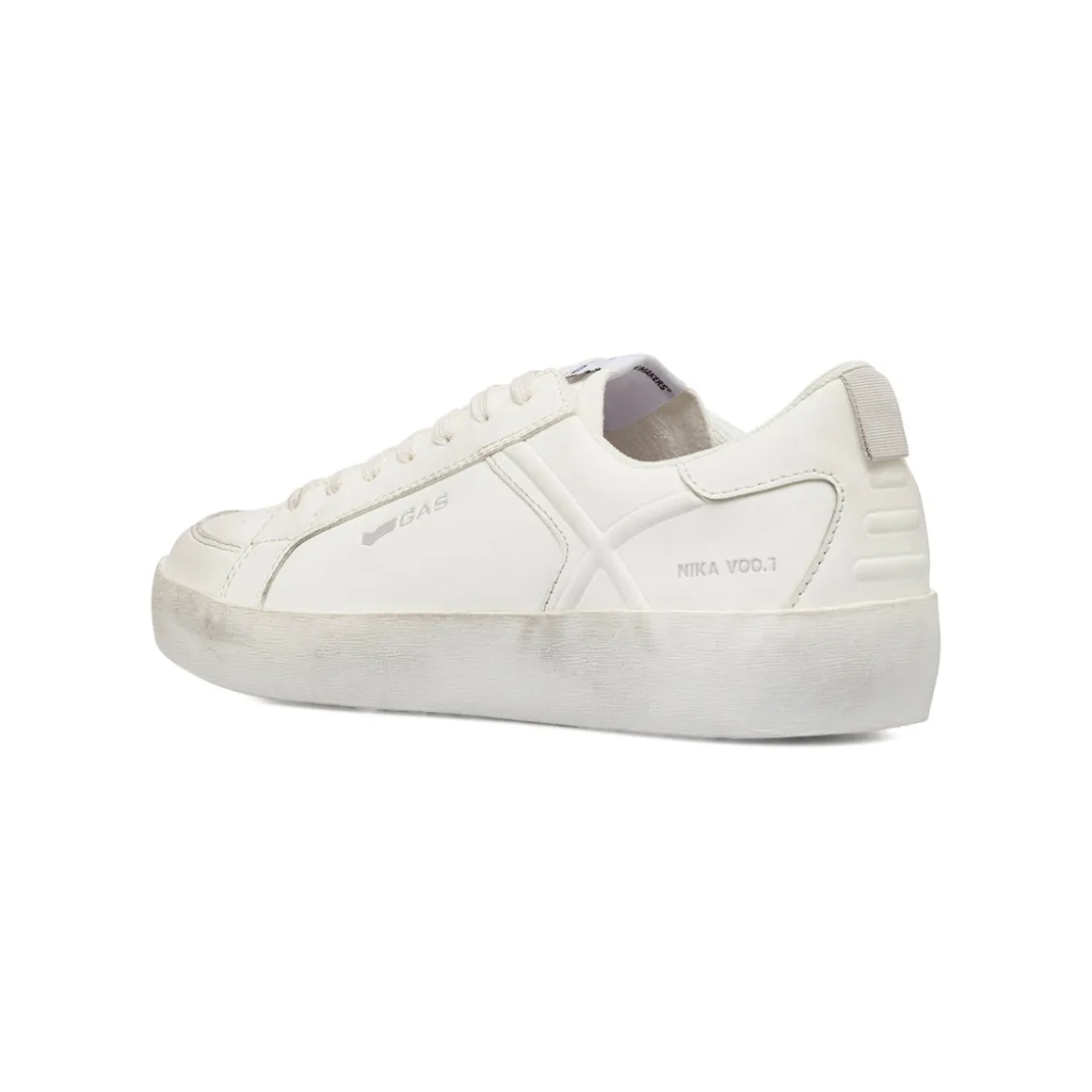 Sneakers bianche da Uomo Gas NIKA2 MIX 2332