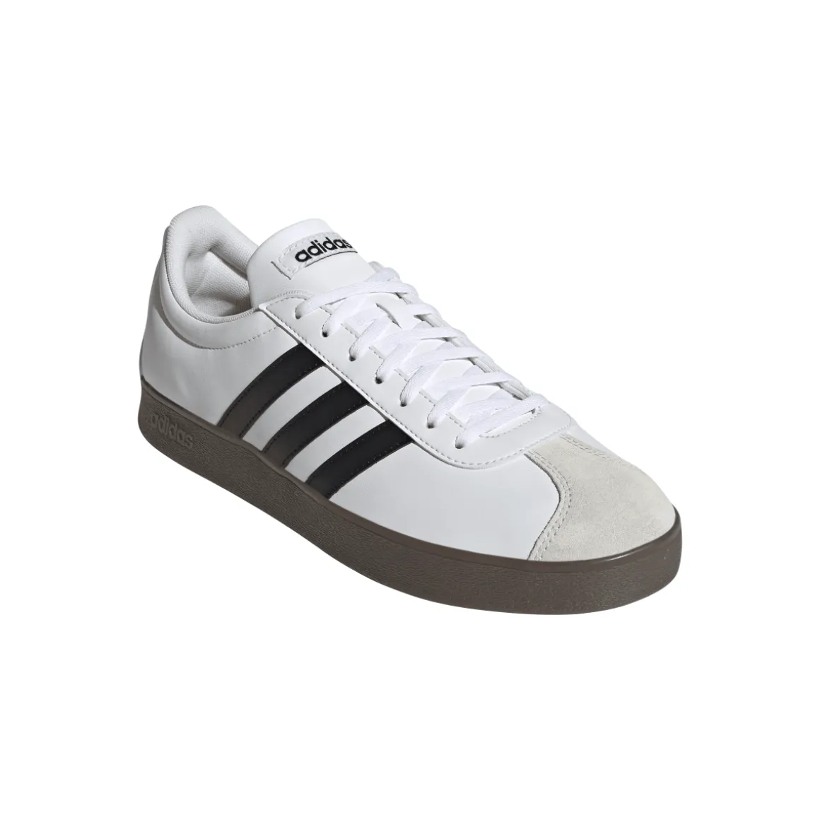 Sneakers bianche da Uomo adidas VL Court Base con strisce nere