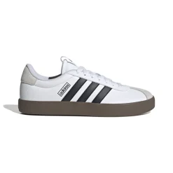 Sneakers bianche da uomo con strisce laterali nere adidas VL Court 3.0