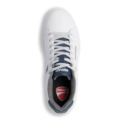Sneakers bianche da uomo con logo Ducati