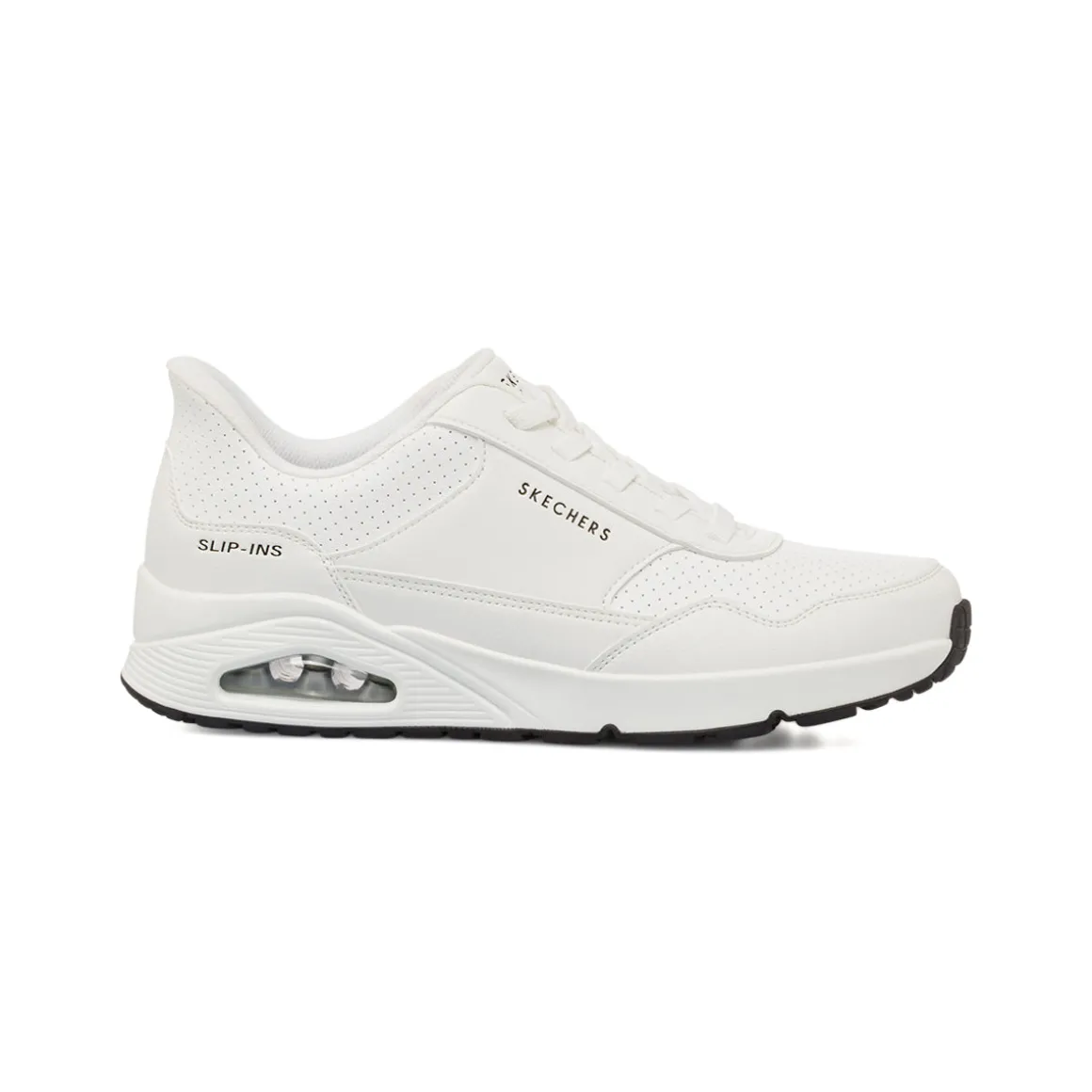 Sneakers bianche da Uomo Skechers Uno Slip-Ins
