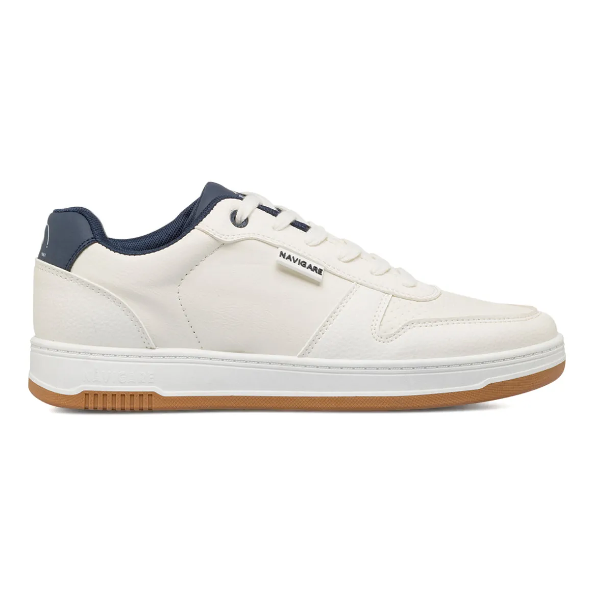 Sneakers bianche da Uomo con inserti in contrasto Navigare