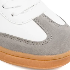 Sneakers Bianche da Uomo con Dettagli scamosciati Soprani Sport