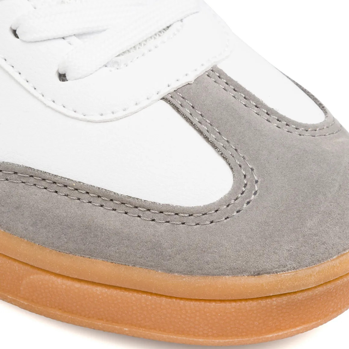Sneakers Bianche da Uomo con Dettagli scamosciati Soprani Sport