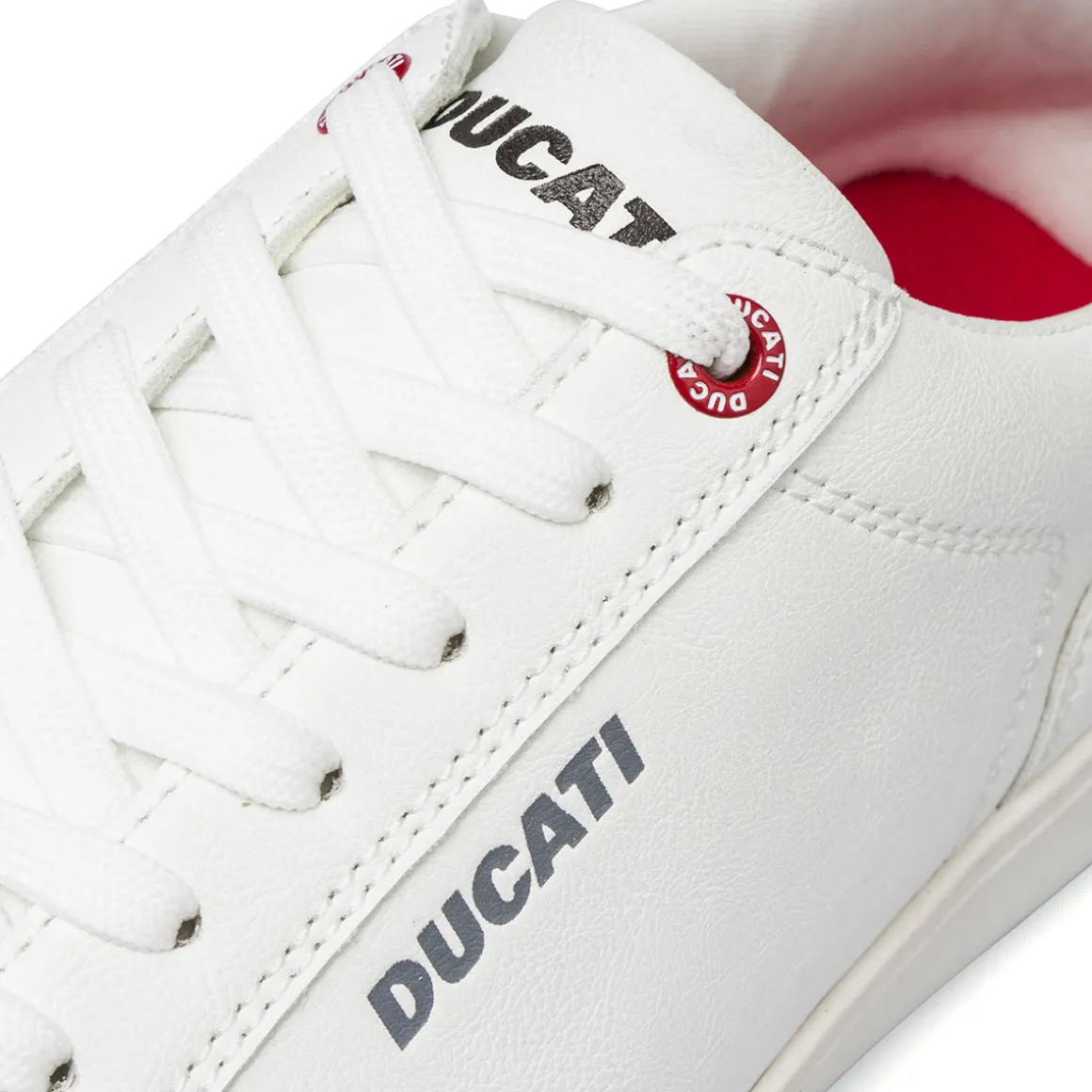 Sneakers bianche da uomo Ducati