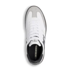 Sneakers bianche da Uomo con banda laterale Americanino