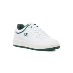 Sneakers bianche da uomo e dettagli verdi Champion RD18 Low
