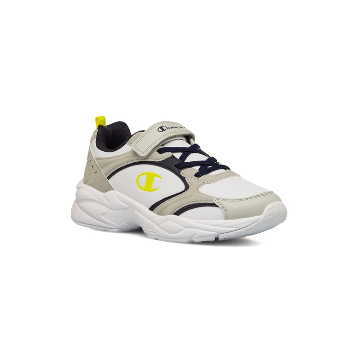 Sneakers bianche e beige chiaro da Bambino Champion Count B Ps Low