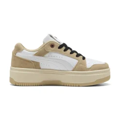 Sneakers bianche e beige da Donna con stampa leopardata Puma Rebound