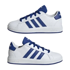 Sneakers bianche e blu da Ragazzo adidas Grand Court 2.0