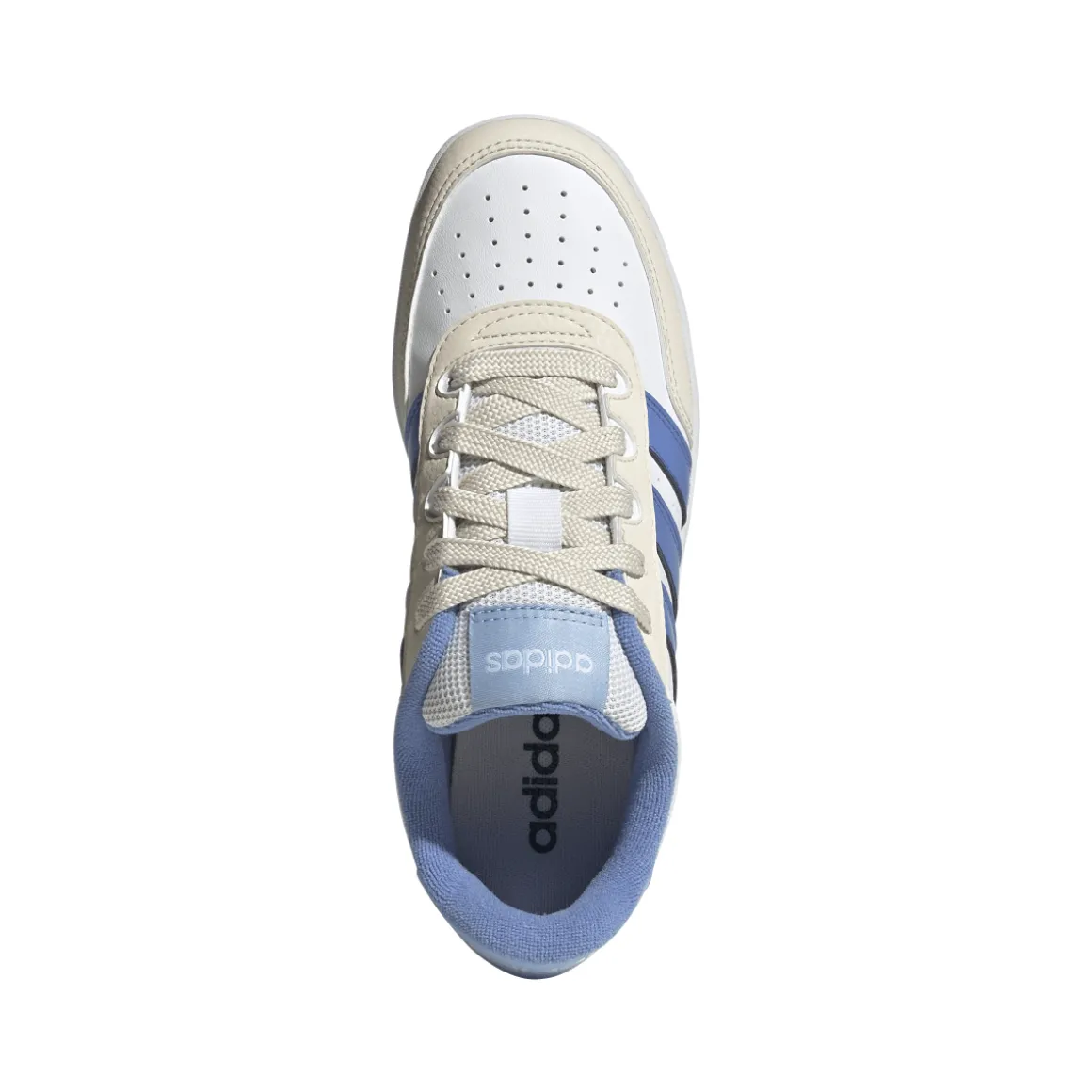 Sneakers bianche e blu da Ragazzo adidas BREAKBASE J
