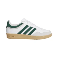 Sneakers bianche e con inserti verdi da Uomo adidas Hoops 4.0