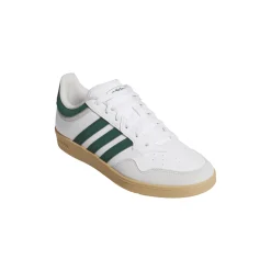 Sneakers bianche e con inserti verdi da Uomo adidas Hoops 4.0