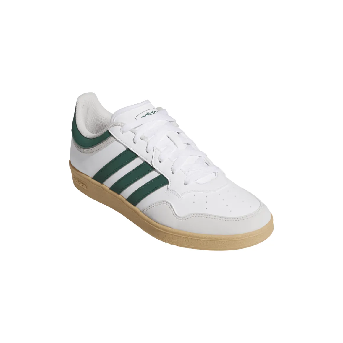 Sneakers bianche e con inserti verdi da Uomo adidas Hoops 4.0