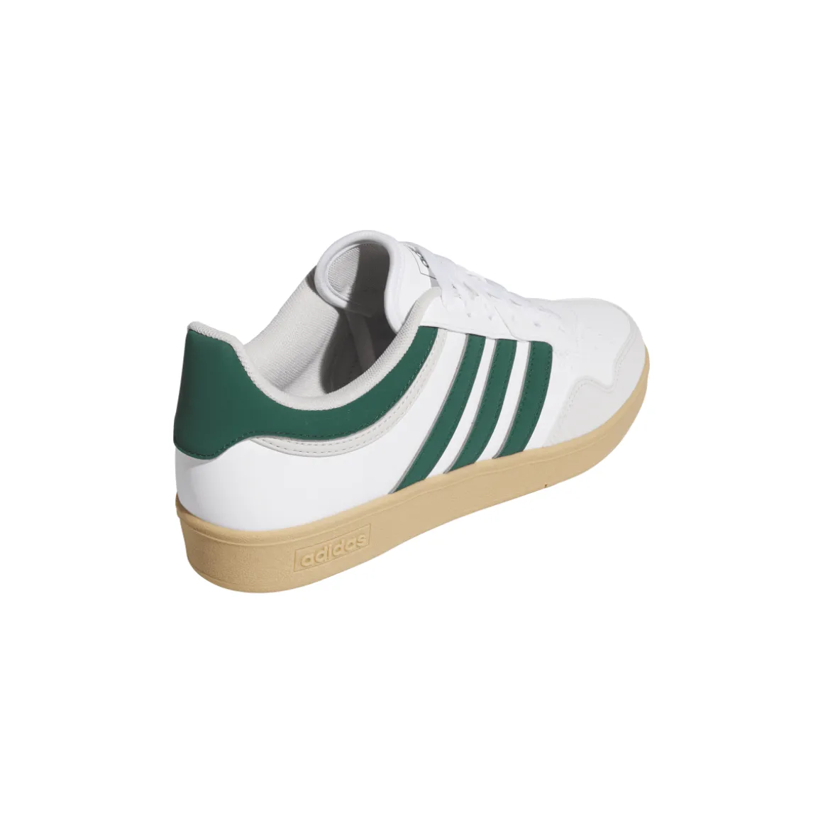 Sneakers bianche e con inserti verdi da Uomo adidas Hoops 4.0