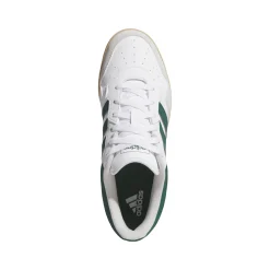 Sneakers bianche e con inserti verdi da Uomo adidas Hoops 4.0